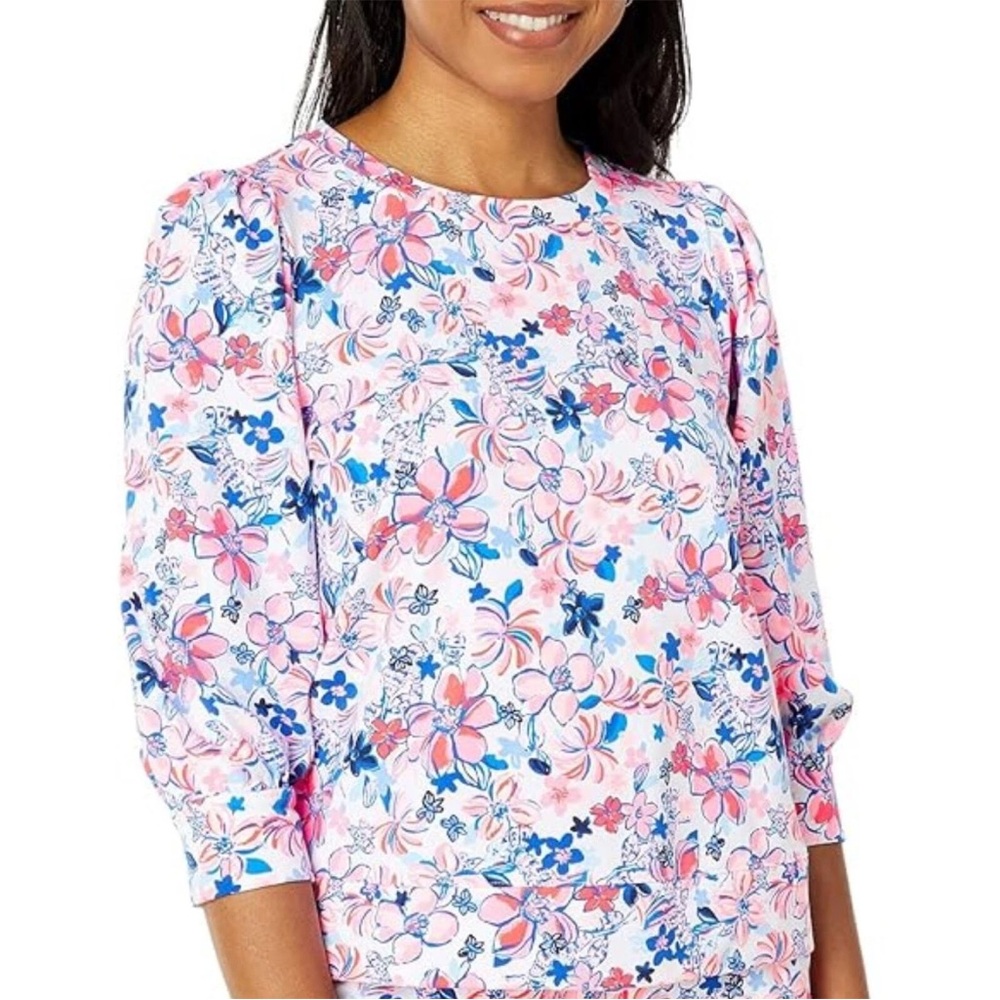 Lilly Pulitzer Corden Sweatshirt | Resort White Party Like A Lobstar